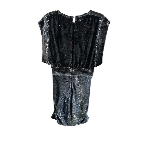 $620 IRO Gray Anthracite Miracle Sequin Mini Dress Sz 36/4/Small - Picture 5 of 12